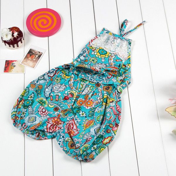 newborn baby girl clothes ,summer girls sun suit ,holiday beach baby girls rompers ,
