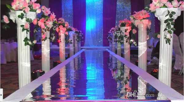 White Plastic Roman Columns Road Cited For Wedding Favors Party Decorations Hotels Shopping Mall Welcome Road Leader Diy Wedding Decorations Cheap