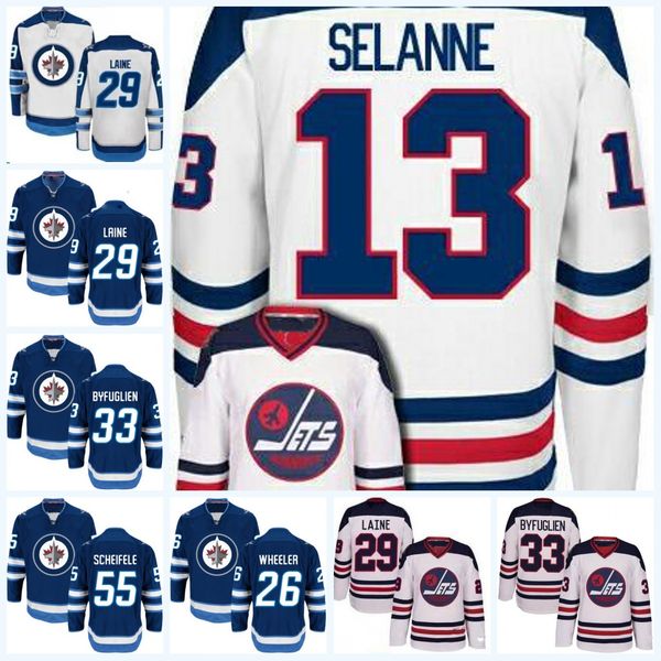 

Winnipeg Jets Jerseys Mens' 29 Patrik Laine 33 Dustin Byfuglien 55 Mark Scheifele 26 Blake Wheeler 16 Shawn Matthias Hockey Jerseys