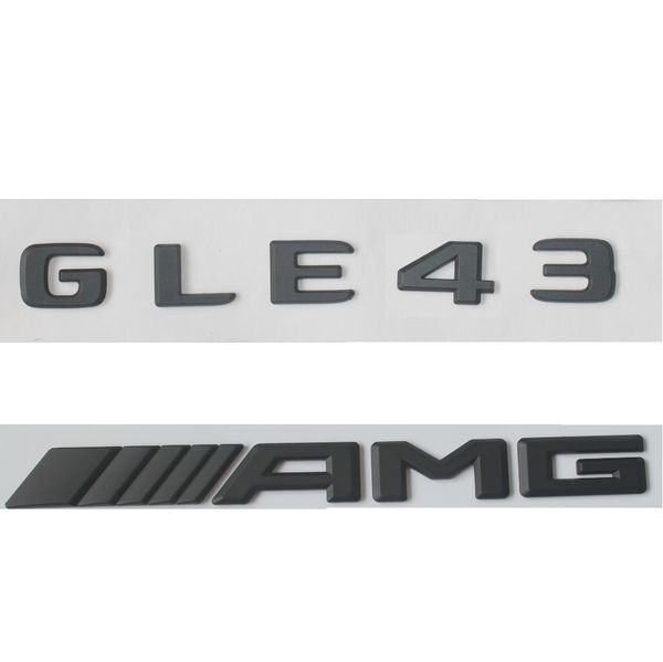 2019 Black Trunk Letters Number Emblem Badge Sticker For Mercedes Benz Gle43 Amg 2017 From Jianminyang 2481 Dhgatecom