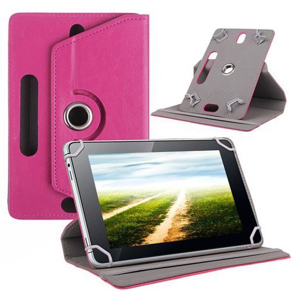 

universal cases for tablet 360 degree rotating case 10 pu leather stand cover 7 8 9 inch fold flip covers built-in card buckle for mini ipad