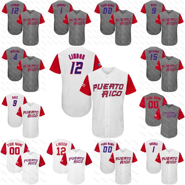 

12 franci colindor 2017 wbc puerto rico 1 carlo correa 9 javier baez 4 yadier molina carlo beltran ba eball jer ey