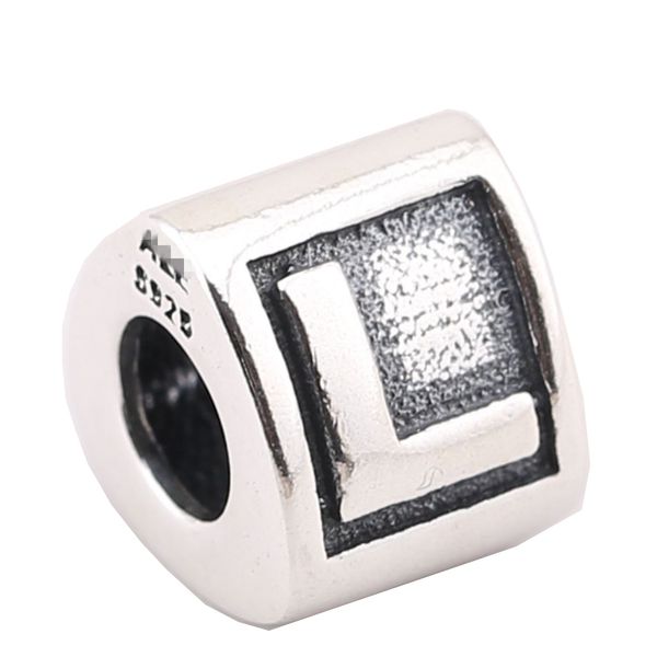 

Sterling Silver Charms 925 Ale Letter L European Charms for Pandora Bracelets DIY Beads Accessories Silver Jewelry