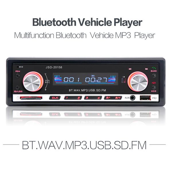 12v Car Radio Mp3 Player In Dash Fm Receiver Bluetooth Auto Radio