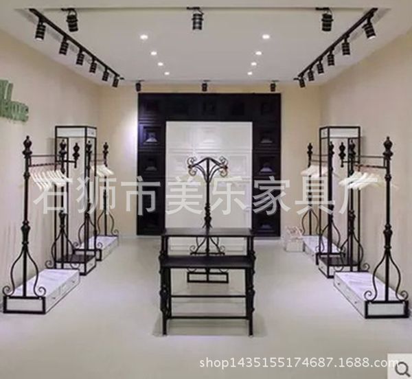 

Women 039 clothing tore boutique helve di play clothing rack ide floor wrought iron wall hanging di play rack in the i land w