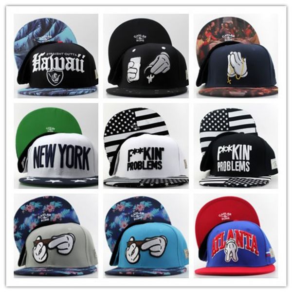 

wholesale-adjustable hip hop bone aba reta cayler sons snapback caps hats bones gorras men baseball cap snapback hats, Blue;gray