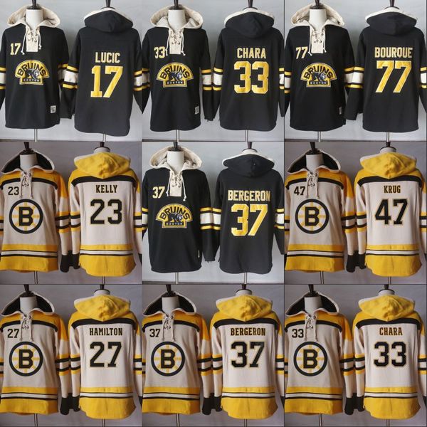 

Men Hoodies 77 Ray Bourque 17 Milan Lucic 33 Zdeno Chara 37 PatriceBergeron Boston Bruins Hoodies Jerseys Sweatshirts