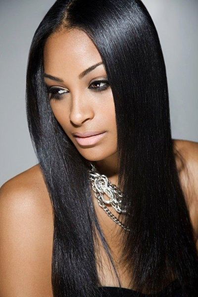 In Stock Wigs 100 Indian Remy Virgin Human Hair Center Part Long
