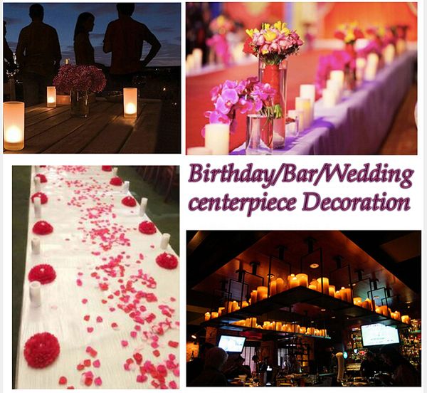 

weddings 12 pcs led rechargeable flameless tea light candle set electric votives waxless safe romantic birthday wedding church