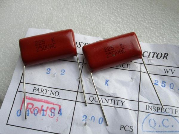 

new genuine cbb capacitance 2.2uf 225k 400vdc 250vac feet away from p28mm film capacitors