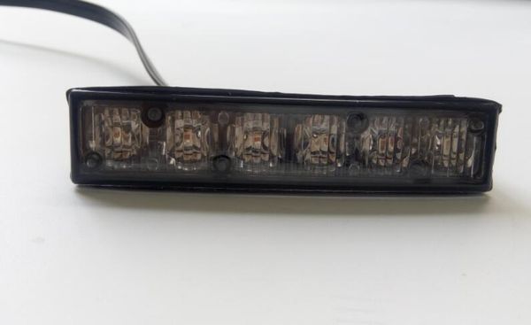 

high intensity 10-30vdc 6*3w led car surface mounting grill light,external warning light,strobe light,drl,waterproof