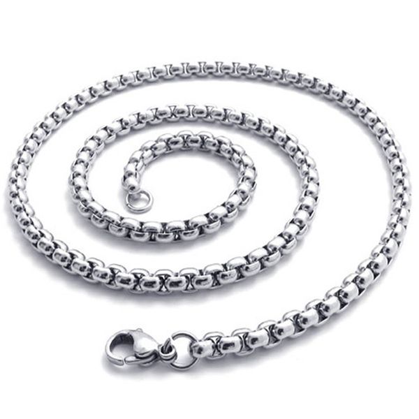

stainless steel men's cool the lord of the rings chains 5mm length 50cm necklaces gift new jewelry high quality, Silver