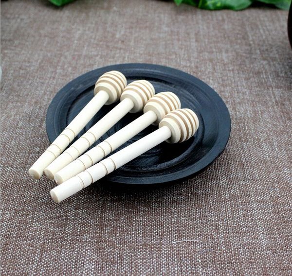 200pcs/lot nuovi arrivano MINI Dipper di legno del miele che Wedding il regalo del cucchiaio del merlo acquaiolo del miele di favori Trasporto libero