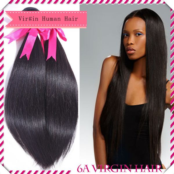 Virgin Unprocessed Aaaaaa Brazilan Hair Human Hair Straight Virgin