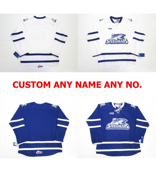 

mens womens kids customize ohl mississauga steelheads jersey hockey jerseys goalit cut custom any name any no. jerseys, Black;red
