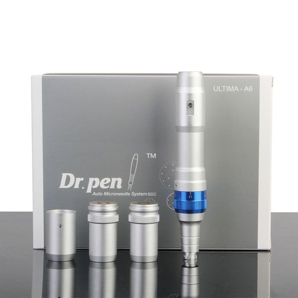 

5 pcs /lot wireless derma pen powerful dr.pen ultima a6 microneedle dermastamp meso 12 needles replaceable cartridge