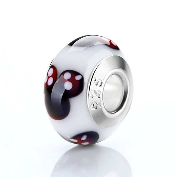 

Murano glass charms S92 sterling silver fits pandora style bracelets 791634 H8