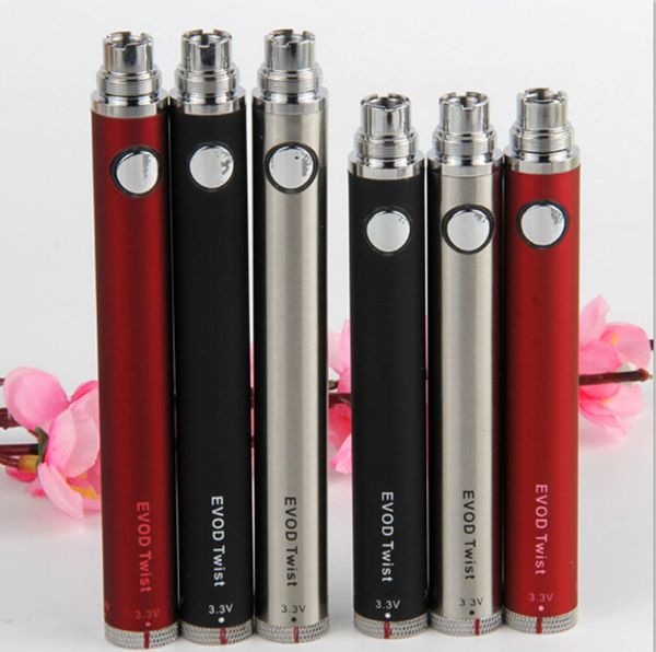 

EVOD Twist Переменное напряжение 3,2-4,8 В Батарея 650 900 1100 мАч VS ecigs Vision Spinner 2 3 Ego-C Twist TVR Vape Моды