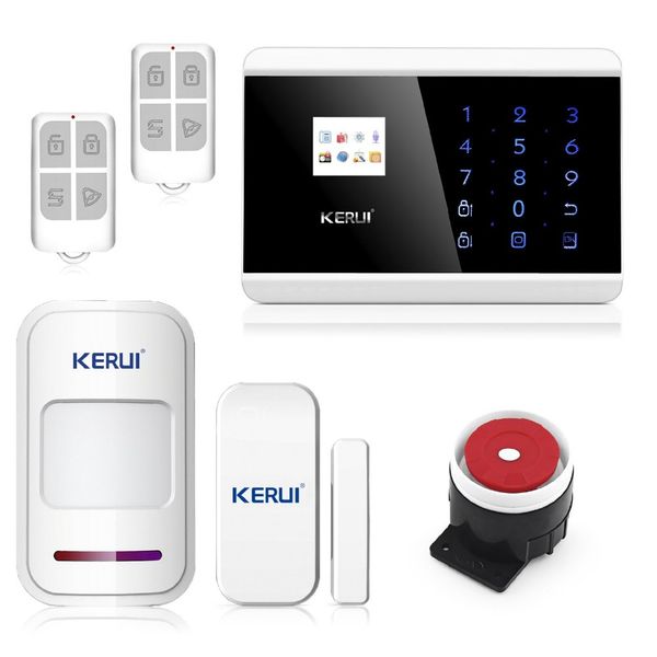 

2016 new intercom home security wireless gsm alarm system support russian spanish french language