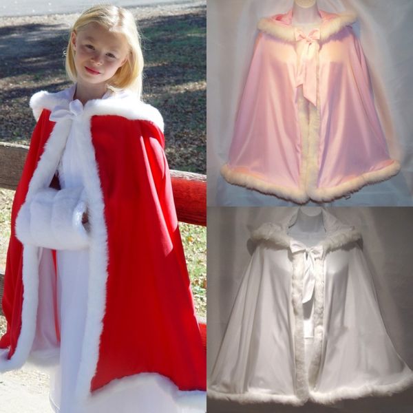 

2018 wnter теплая одежда накидки для девочек на заказ плащ с капюшоном длинная девушка торжественная одежда, Brown;red