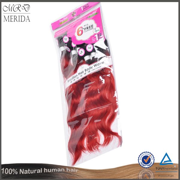 Genesis Natural Red Hair Extension Cheap Brazilian Virgin Hair