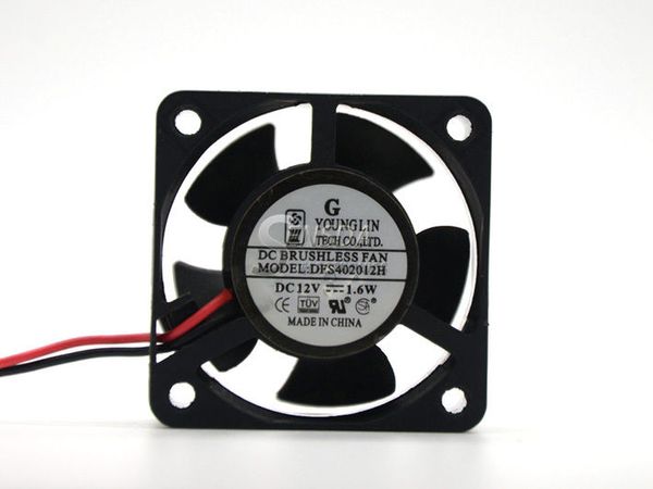 

young lin dfs402012h 4020 40mm 4cm dc 12v 1.6w axial server cooling fan