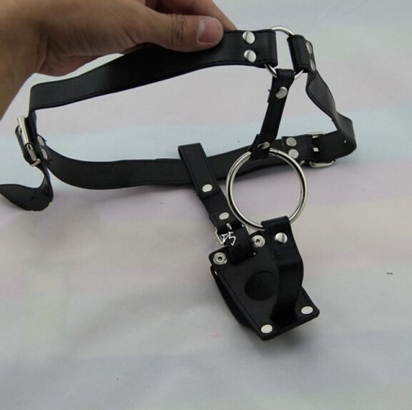 

harness fixing products shorts / cock chastity device belt / male male jjd10201517 leather cage jtefi