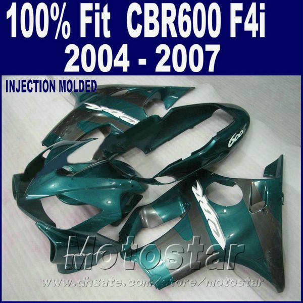 carenatura personalizzata 100% stampaggio ad iniezione per carenature HONDA CBR 600 F4i 2004 2005 2006 2007 riparazione carrozzeria cbr600 f4i 04 05 06 07 QHSD