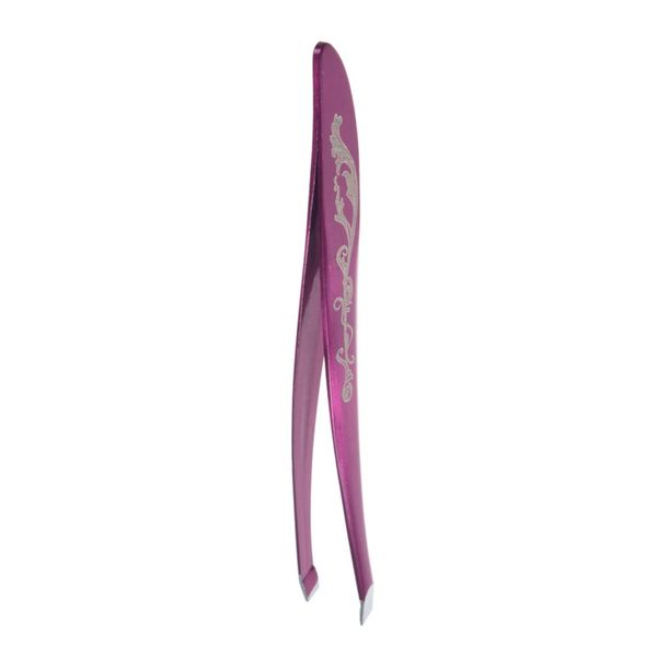 

wholesale-so beauty 1pcs red eyebrow tweezers