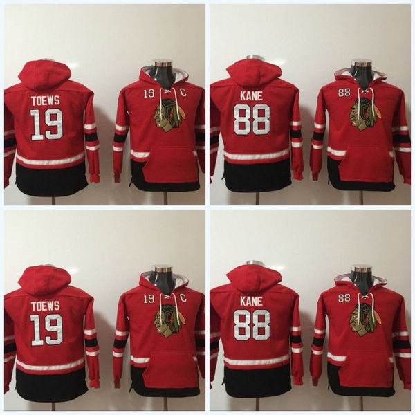 

Youth Patriotz Hoodies Chicago Blackhawks 19 Jonathan Toews 88 Patrick Kane Hoodie Sweatershirts Hockey Jersey All Stitched Free Shipping
