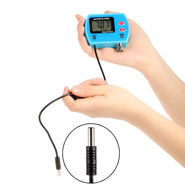 Freeshipping Digital Medidor de pH 3 em 1 Qualidade Da Água Tester Multi-parâmetro Beber Analisador de Qualidade da Água Online pH / ORP Medidor de TEMP Acidometer