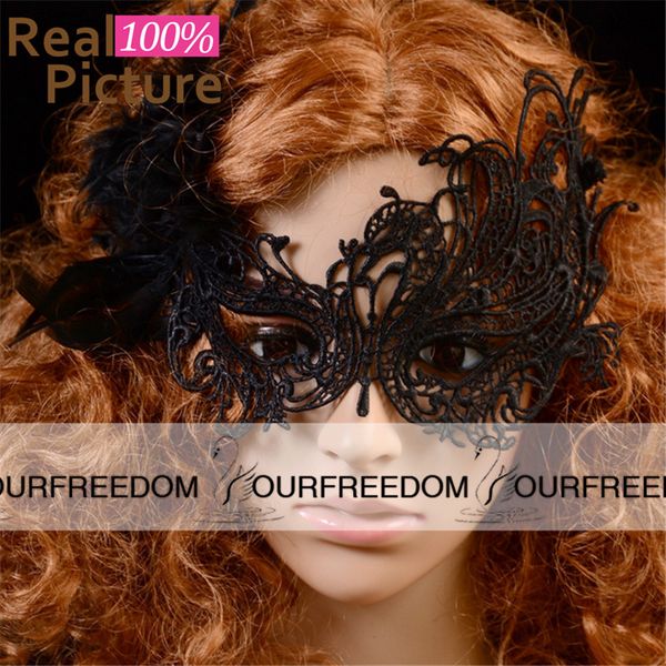 

Бесплатная Доставка Карнавал Женщина Кружева Сексуальные Маски Половина Лица Хэ