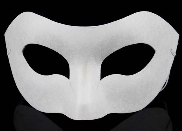 Zeichenbrett, solide weiße DIY-Zorro-Papiermaske, blanko, Match-Maske für Schulen, Abschlussfeier, Halloween-Party, Maskerade-Maske, 30 Stück