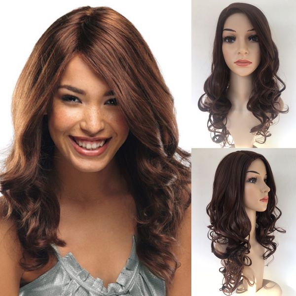 Fashion Long Weave Haircuts Kanekalon Top Quality Heat Resistant African American Women Wig New Hair For Women In Stock Y Demand Sexy Wigs Petite Wigs