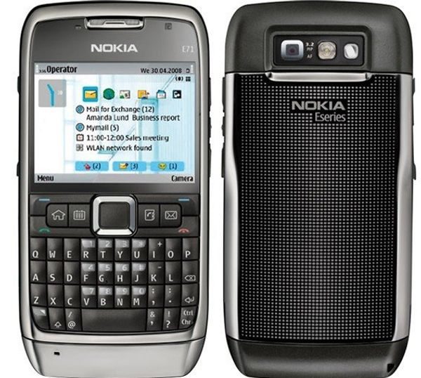 

оригинальный телефон nokia e71 сотовый телефон qwerty клавиатура 3.2 mp wifi gps bluetooth 3g разблокирован телефон один год гарантии