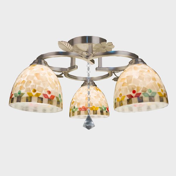 2019 Creative Mediterranean Shell Ceiling Lamp Fixtures Fashion