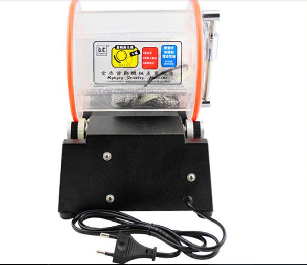 

wholesale-3kg rotary tumbler jewelry polisher & finisher with 500g polishing 3mm media and 1 small pack polishing powder