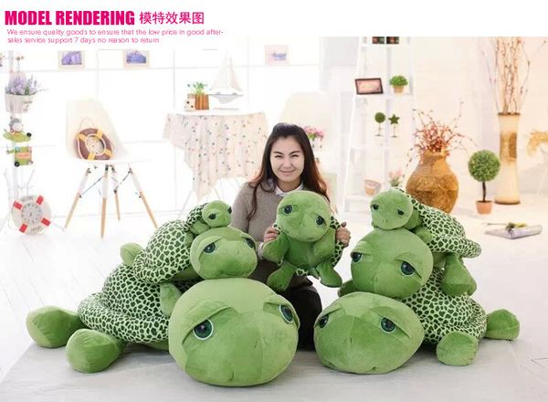 Naughty Baby Big Turtle Pillow Doll Turtle Plush Toy Cushion Large