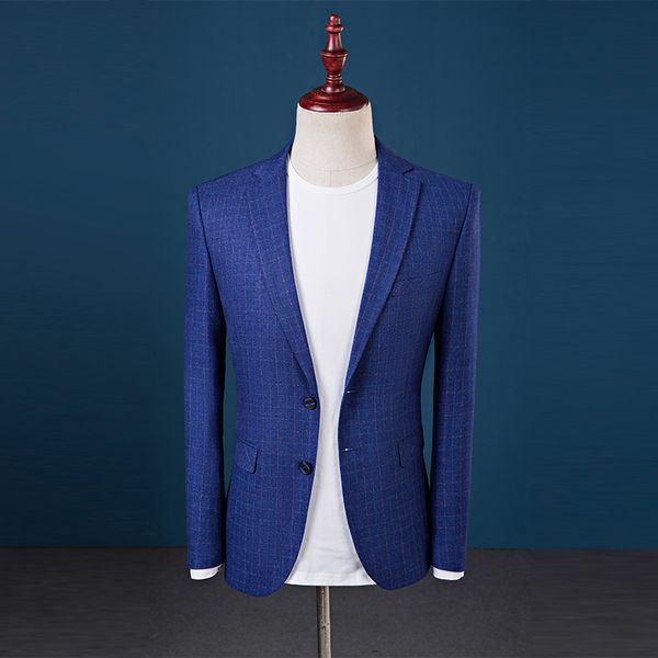 2019 Good Quality Men Blazer 2017 Fashion Mens Formal Suit Plus Size 4xl Slim Fit Men Suits Blazer Blue Mens Suits Wedding Groom From Southi 96 51 Dhgate Com
