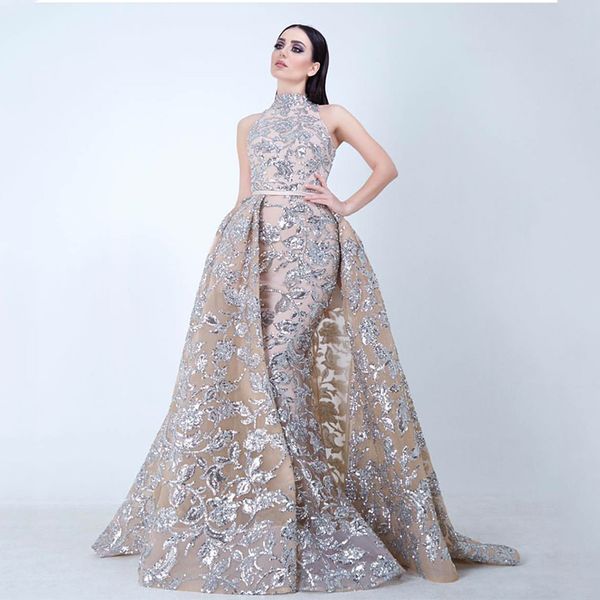 

yousef aljasmi labourjoisie вечерние платья пром платья overskirt съемный шлейф шампанское русалка кружева аппликация вечернее платье с высо, Black