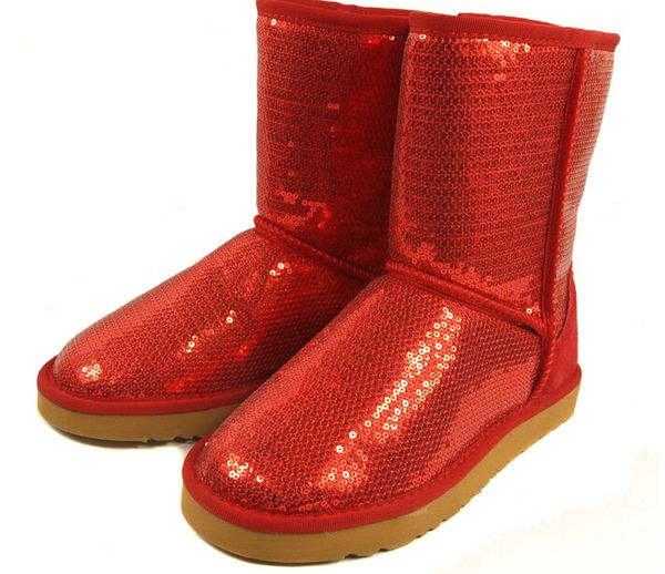 

dorp shipping 2014 new women fashion glitter sequins snow boots boot winter shoes black blue purple golden silver 6colors