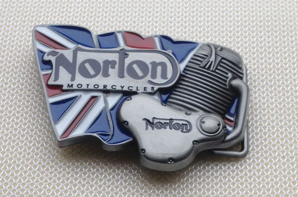 

Norton Cowbay belt buckle with pewter finish SW-BY120 suitable for 4cm wideth belt with continous stock free shipping