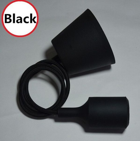 

de silicona de color cuerda trenzada sola cabeza colgante de luz breve moderna decoracion de la mesa bar lamp sin bombillas