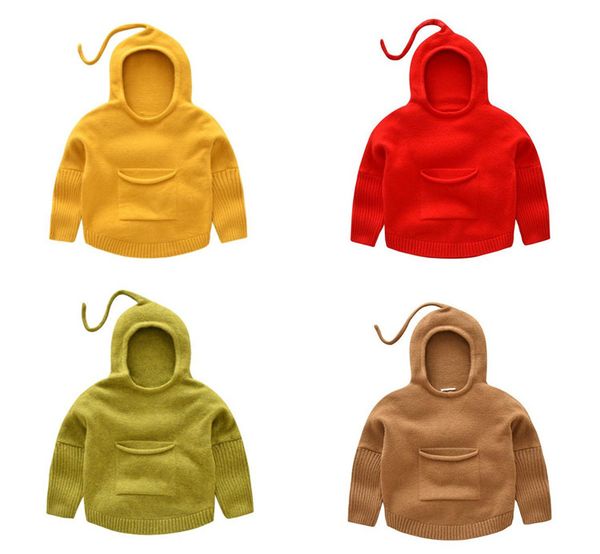 2018 Cotton Knit Childrens Hoodies Boys Girls Cartoon Hooded Sweaters Clothing Autumn Winter Long Sleeve Enfant Outwear Boutique Clothes Children 2018 Cotton Knit Childrens Hoodies Boys Girls Cartoon Hooded Sweaters Clothing Autumn Winter Long Sleeve Enfant Outwear Boutique Clothes Children