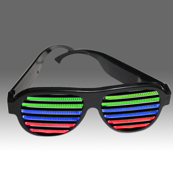 

wholesale-2015 frame led sound activated novelty sunglasses glow in the dark sunglasses for novelty products for import