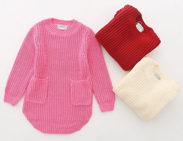 Cotton Knit Solid Long Sleeve Asymmetric Lower Hem Pocket Kid Girls Sweater Fashion Soft Grace N1688 Easy Baby Sweater Knitting Pattern Free Knitting Cotton Knit Solid Long Sleeve Asymmetric Lower Hem Pocket Kid Girls Sweater Fashion Soft Grace N1688 Easy Baby Sweater Knitting Pattern Free Knitting