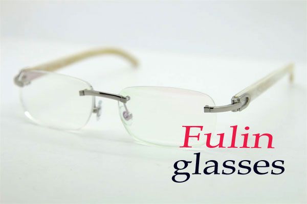 

Good quality manufacture whole ale white buffalo framele gla e gold and ilver eye gla e t8100864 ize 54 18 140mm