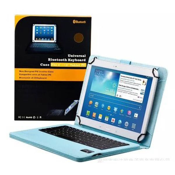 

7 " 8 " дюймовый универсальный Bluetooth клавиатура Tablet PC Case для iPad mini Samsung Galaxy Tab клавиатуры искусственная кожа стенд смарт обложка случаях