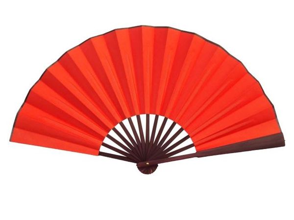 DIY Große Hand Fan White Gold Rot Schwarz Silk Folding Stoff Fan Fine Art Malerei Mens Hochzeits-Programm Chinese Fan gift10Pcs