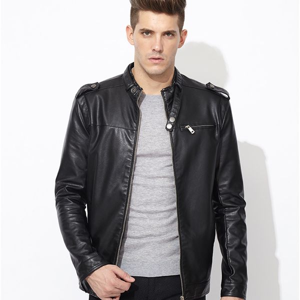 2019 Fall Famous Brand Mens Leather Jackets And Coats High Quality Motorcycle Jacket Con Coat Oversized Clothing Hot From